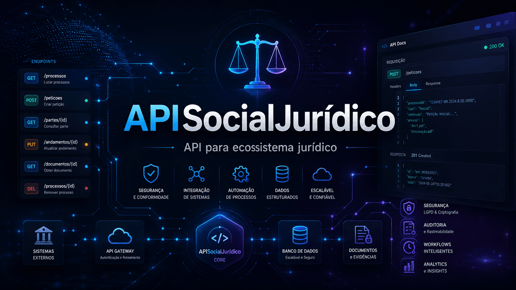 API Social Jurídico