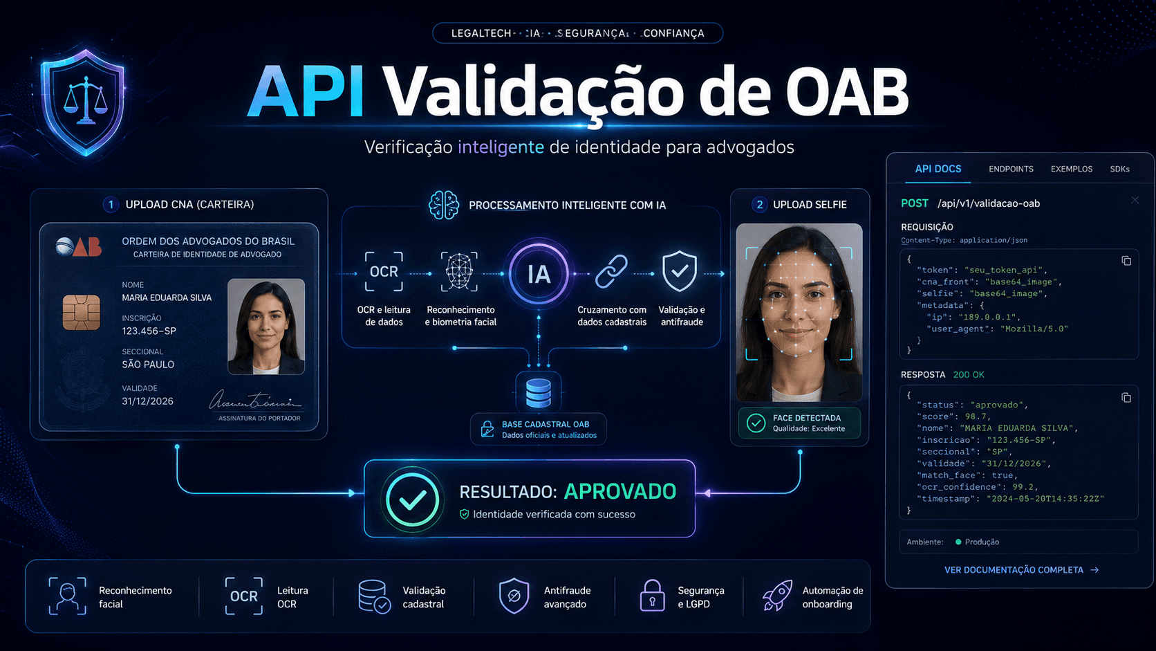 Validação OAB (KYC Jurídico)